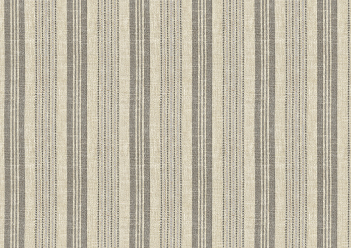 Castelle Stripe, Dove Grey - Roman Blind - Image 7